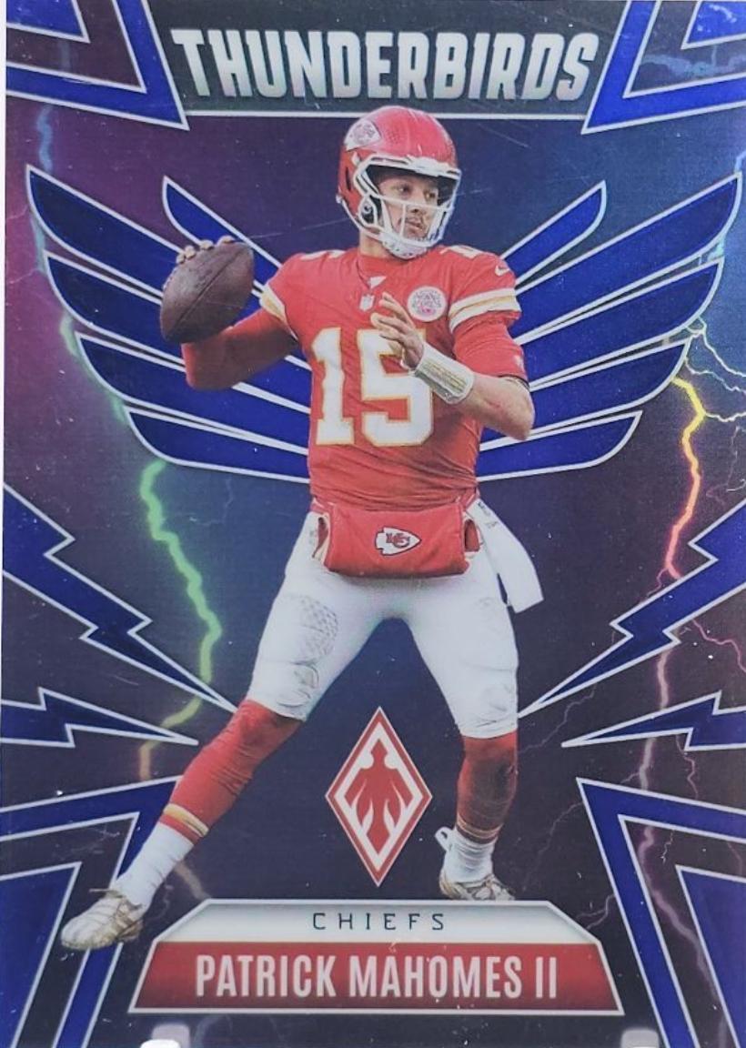 2025 Panini Phoenix Thunderbirds Patrick Mahomes II [Blue] #24 card