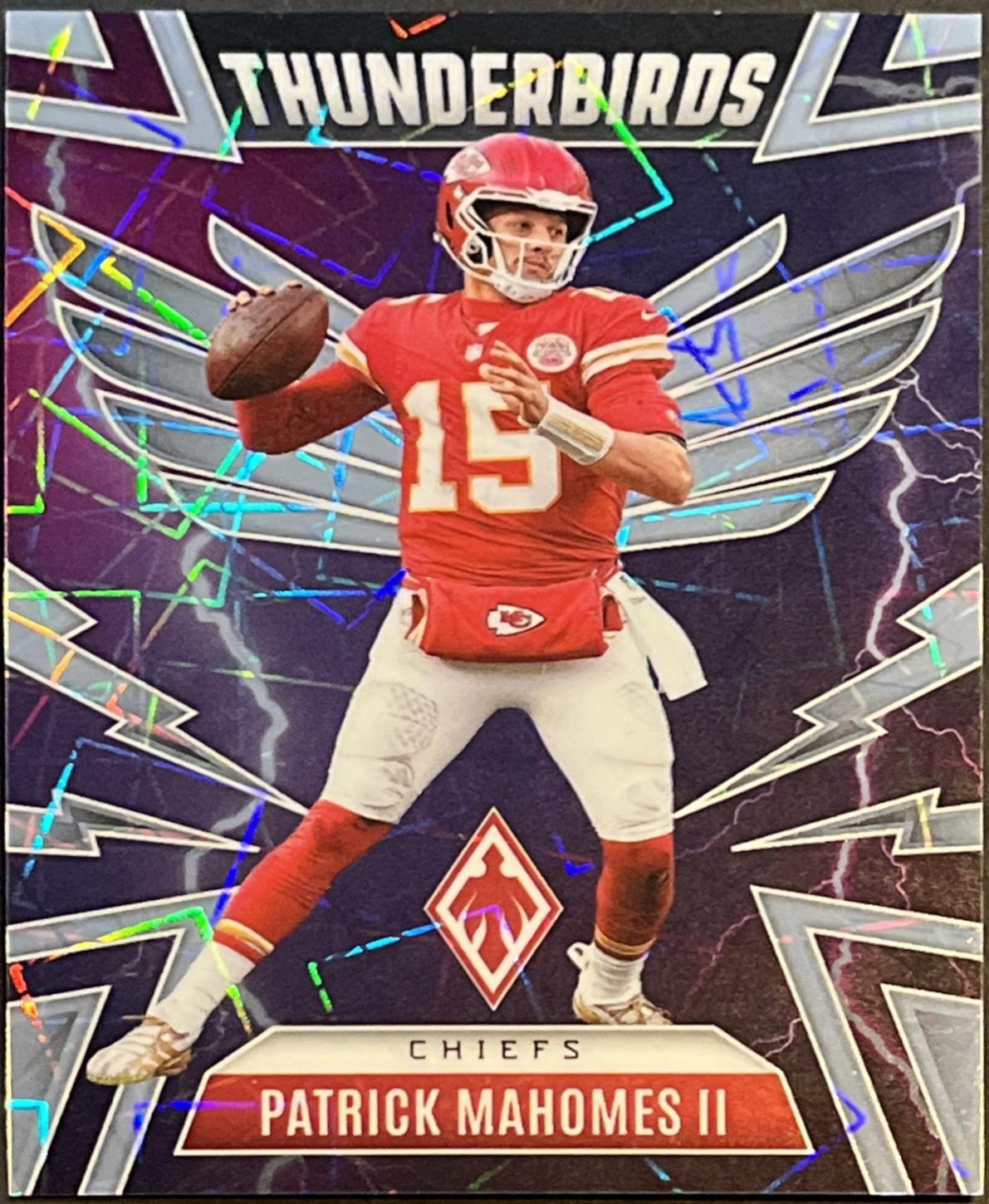 2025 Panini Phoenix Thunderbirds Patrick Mahomes II [Silver Lazer] #24 card