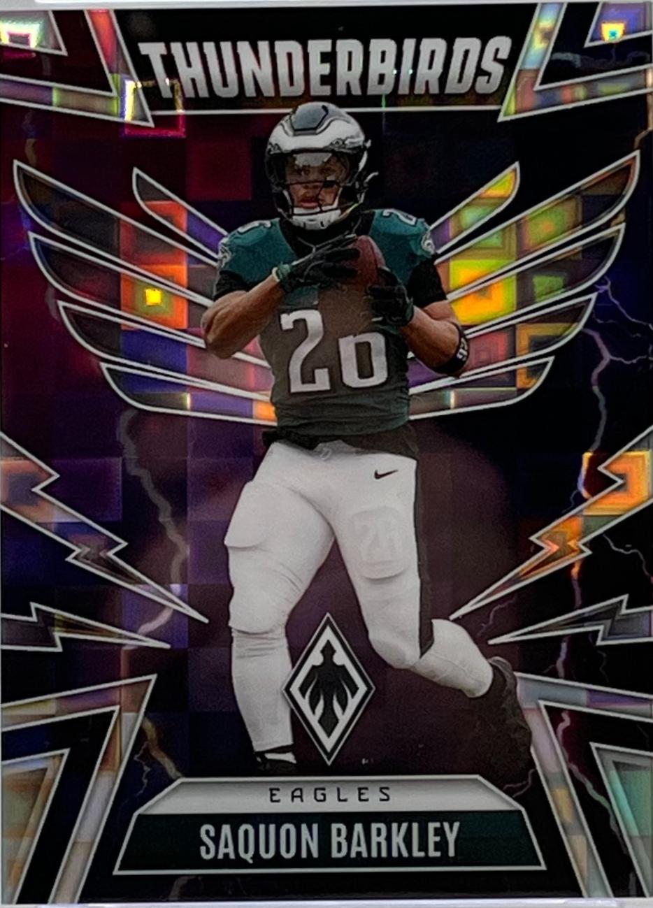 2025 Panini Phoenix Thunderbirds Saquon Barkley [Silver Pandora] #42 card