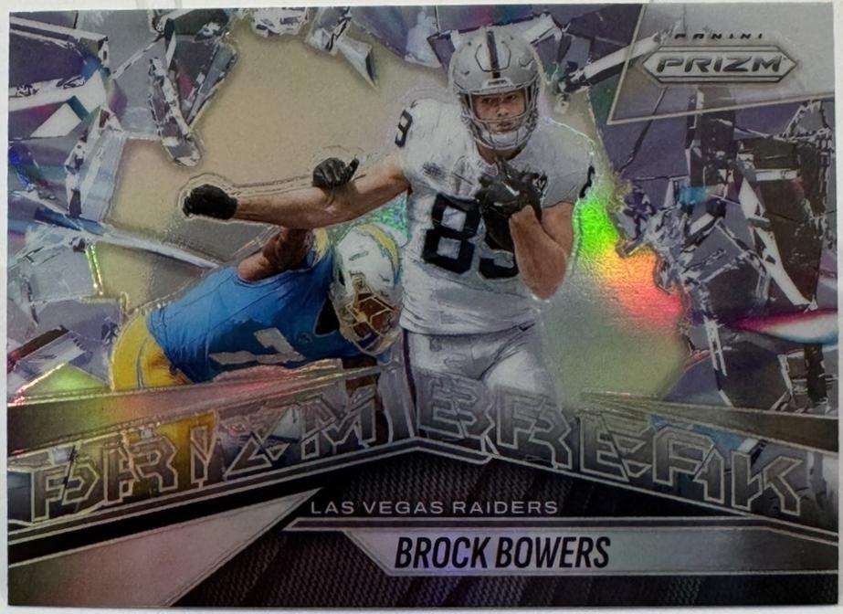 2025 Panini Prizm Break Brock Bowers [Silver] #4 card