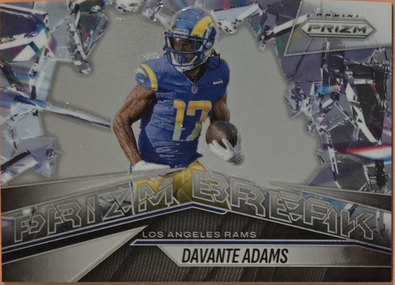 2025 Panini Prizm Break Davante Adams #10 card