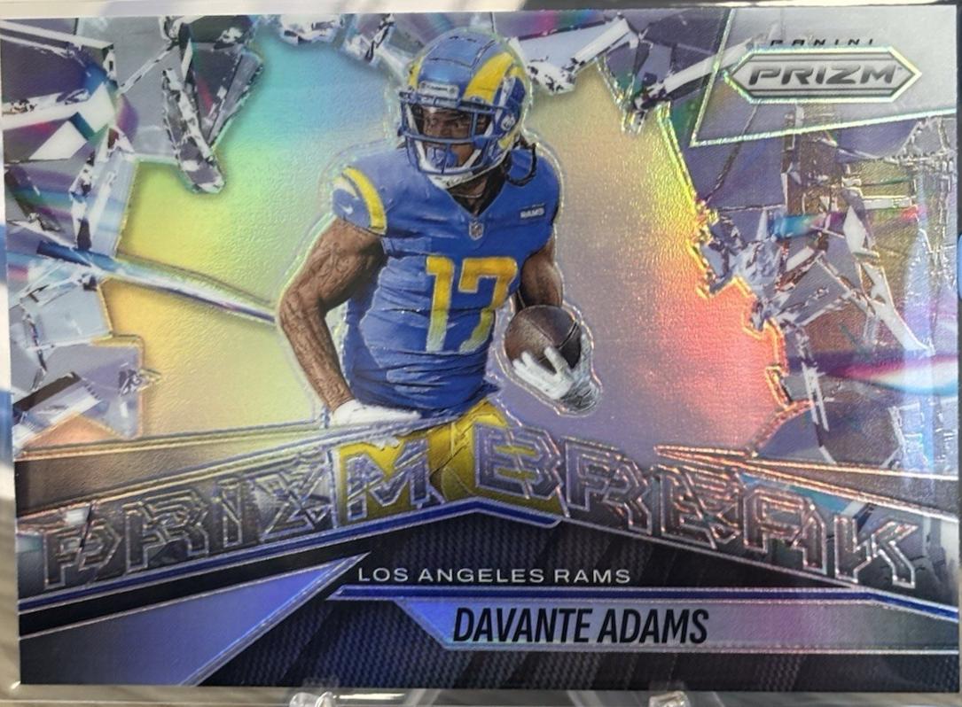 2025 Panini Prizm Break Davante Adams [Silver] #10 card
