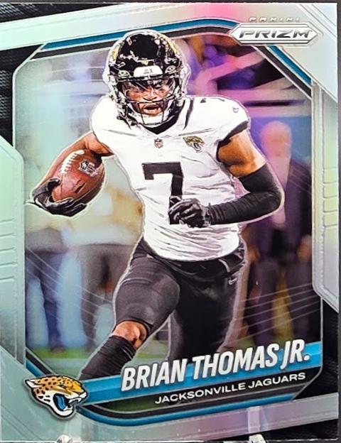 2025 Panini Prizm Brian Thomas Jr. [Silver] #2 card