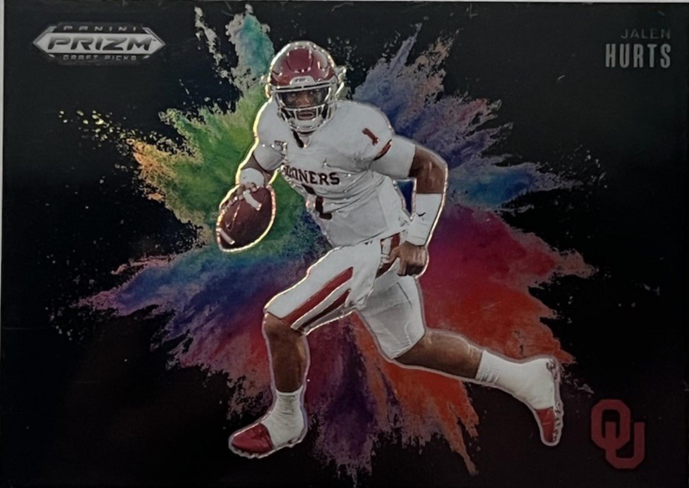 2025 Panini Prizm Color Blast Jalen Hurts #25 card