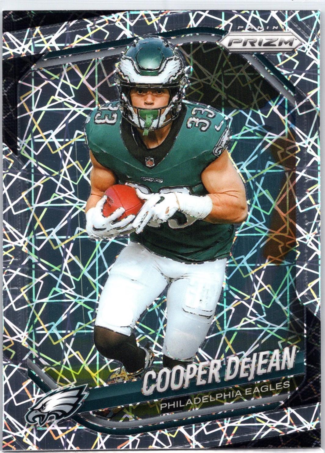2025 Panini Prizm Cooper DeJean [Lazer] #170 card