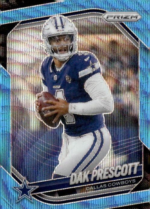 2025 Panini Prizm Dak Prescott [Blue Wave] #57 card