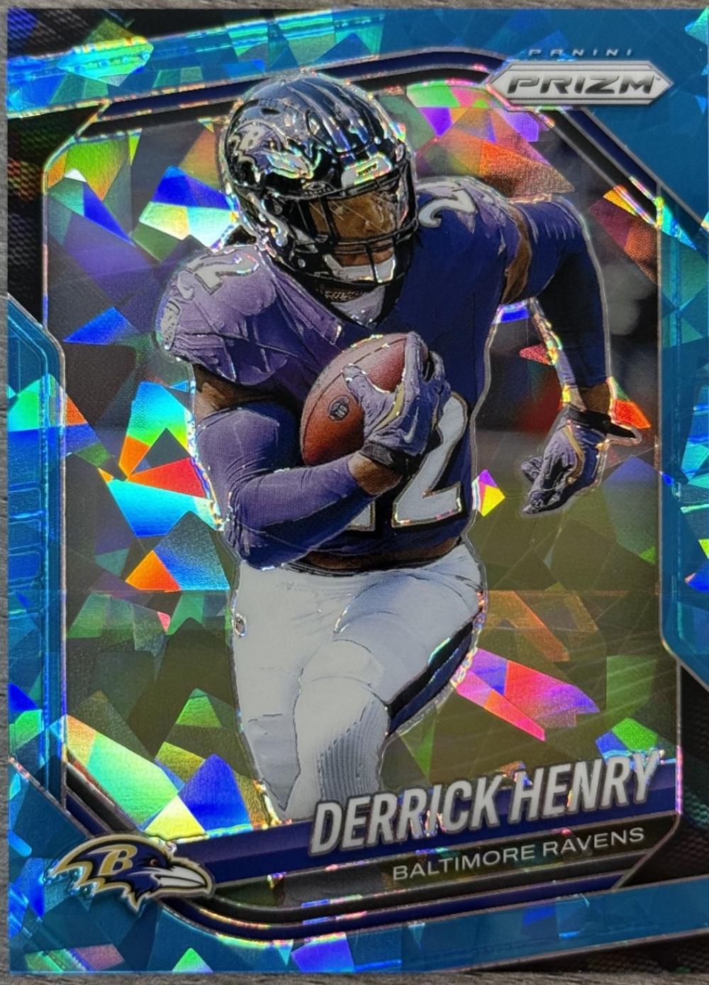 2025 Panini Prizm Derrick Henry [Blue Ice] #168 card