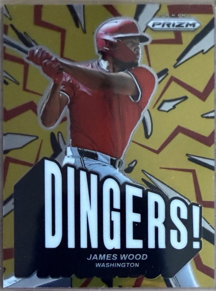 2025 Panini Prizm Dingers James Wood #10 card