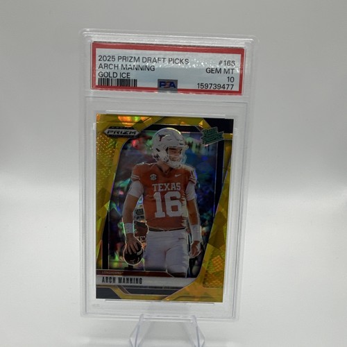 2025 Panini Prizm Draft Picks Arch Manning [Gold Ice] #166 card