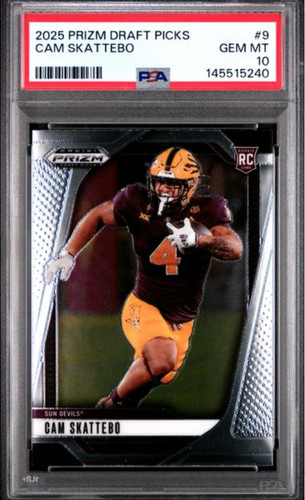 2025 Panini Prizm Draft Picks Cam Skattebo #9 card