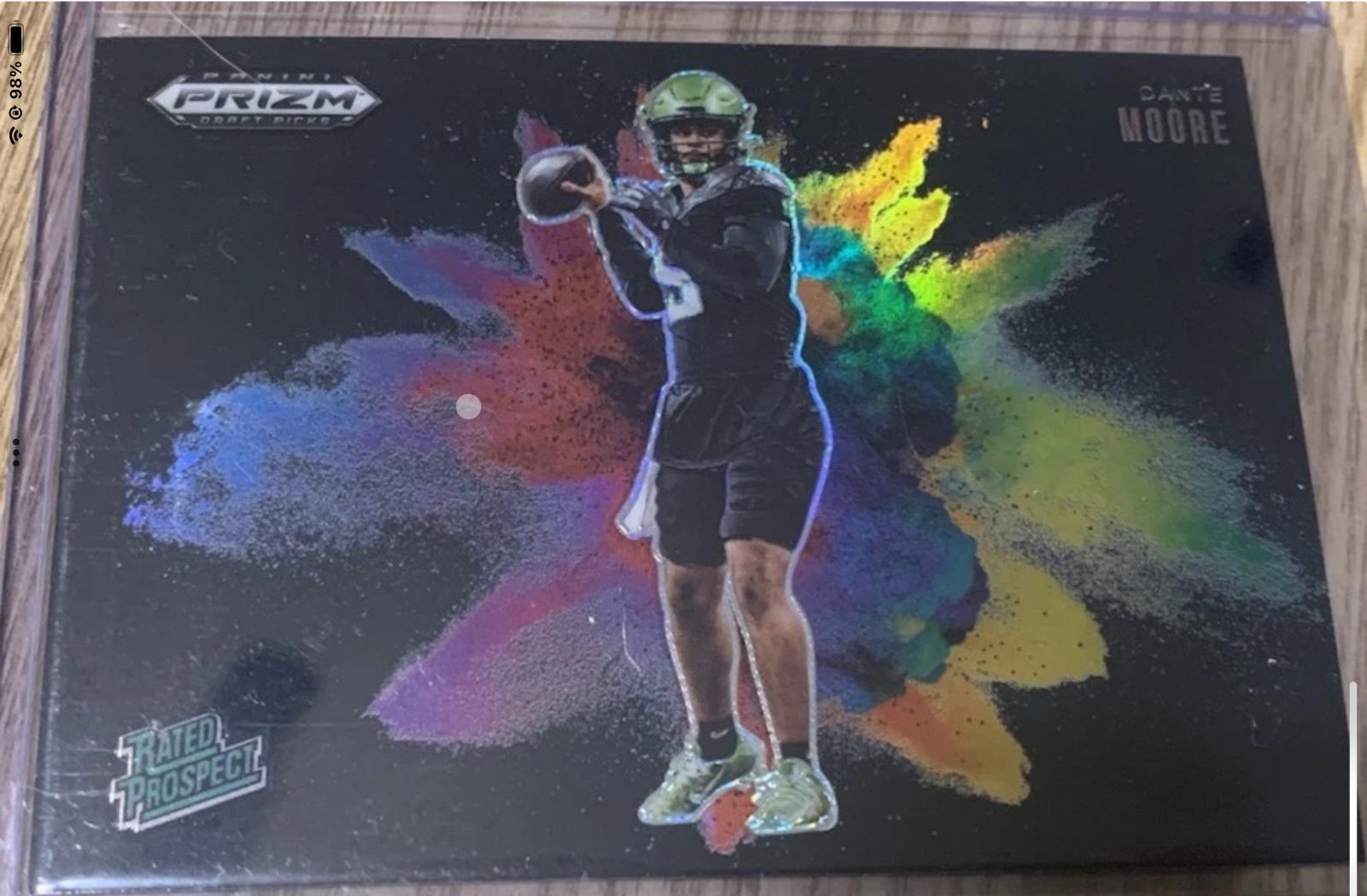 2025 Panini Prizm Draft Picks Color Blast Dante Moore [Black] #9 card