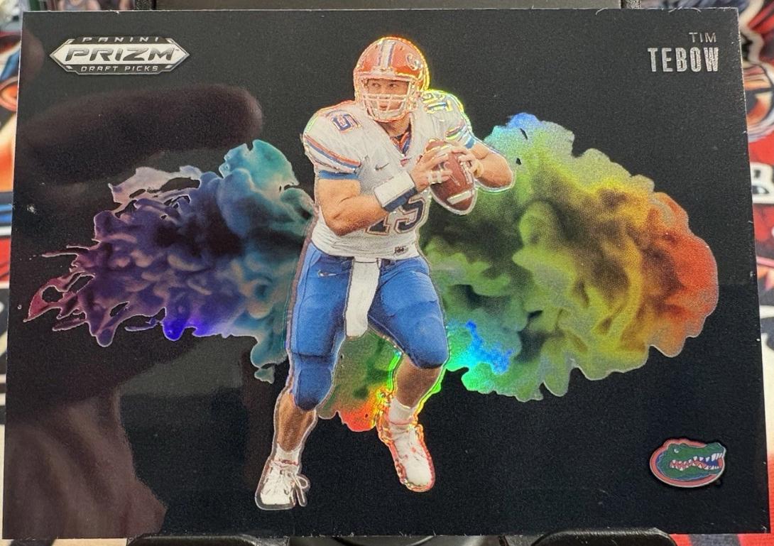 2025 Panini Prizm Draft Picks Color Blast Tim Tebow [Black] #29 card