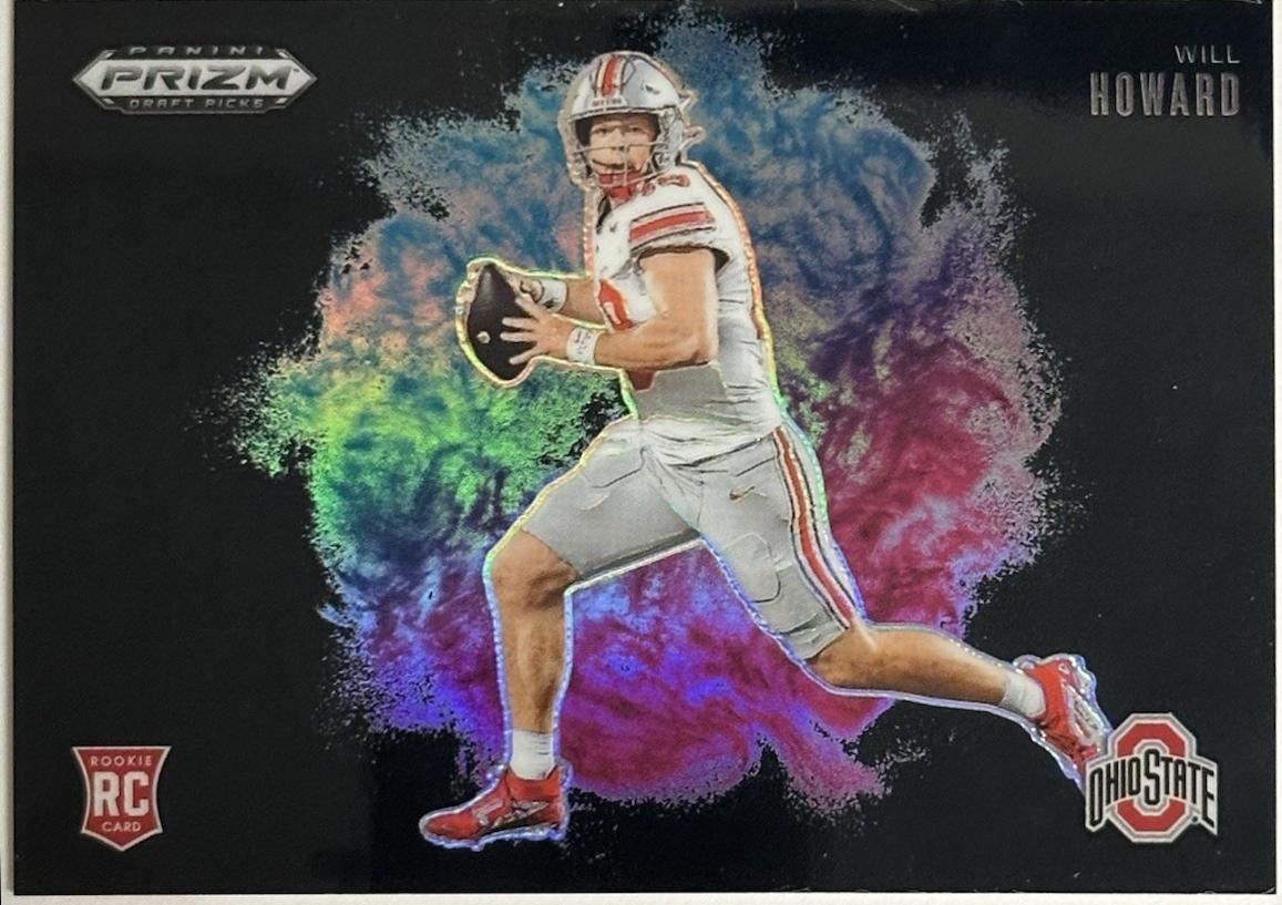 2025 Panini Prizm Draft Picks Color Blast Will Howard [Black] #3 card