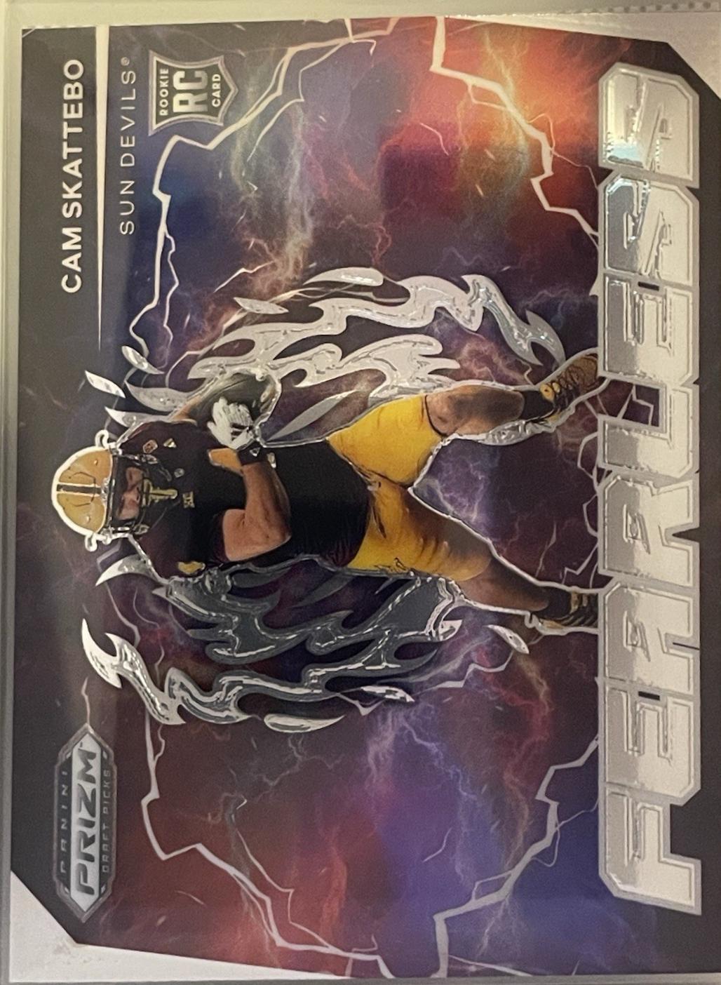 2025 Panini Prizm Draft Picks Fearless Cam Skattebo #F-CSO card