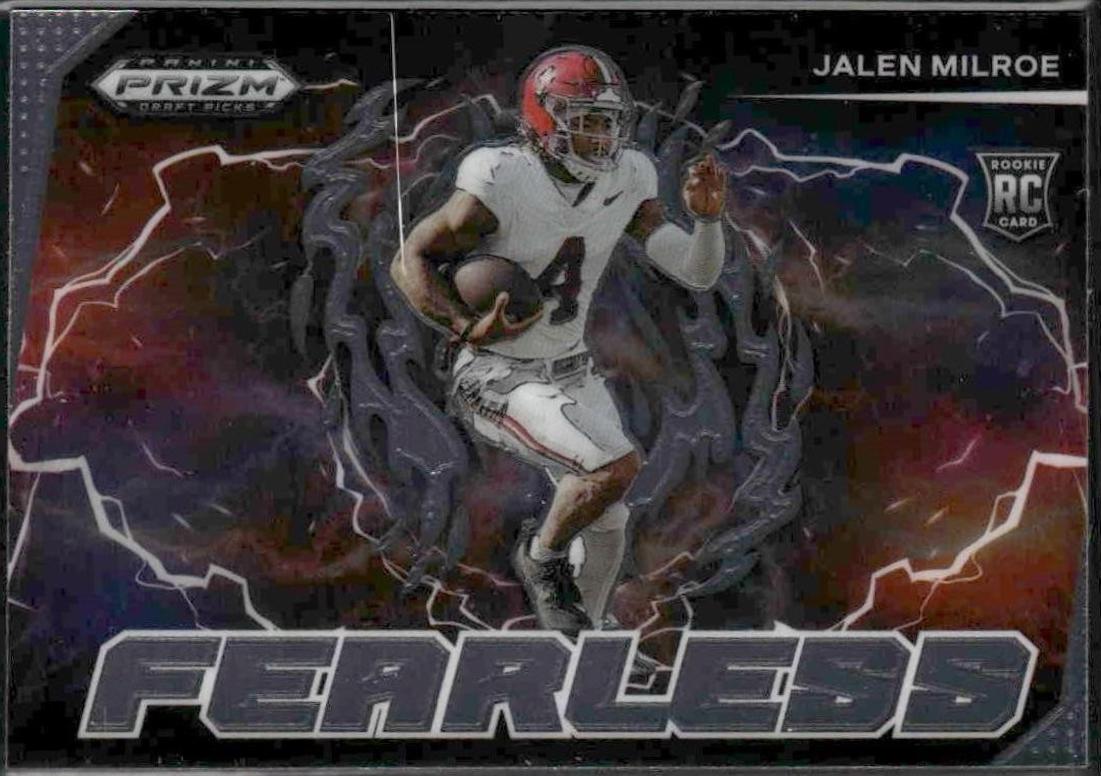 2025 Panini Prizm Draft Picks Fearless Jalen Milroe #F-JME card