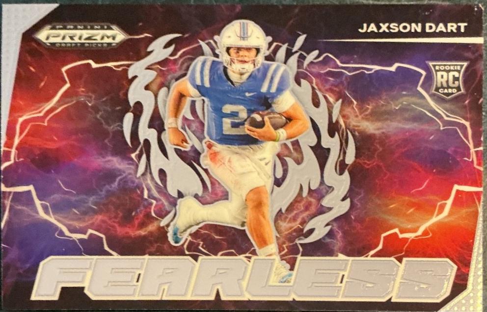 2025 Panini Prizm Draft Picks Fearless Jaxson Dart #F-JDT card
