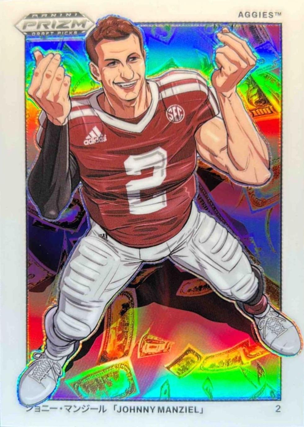 2025 Panini Prizm Draft Picks Manga Johnny Manziel #12 card