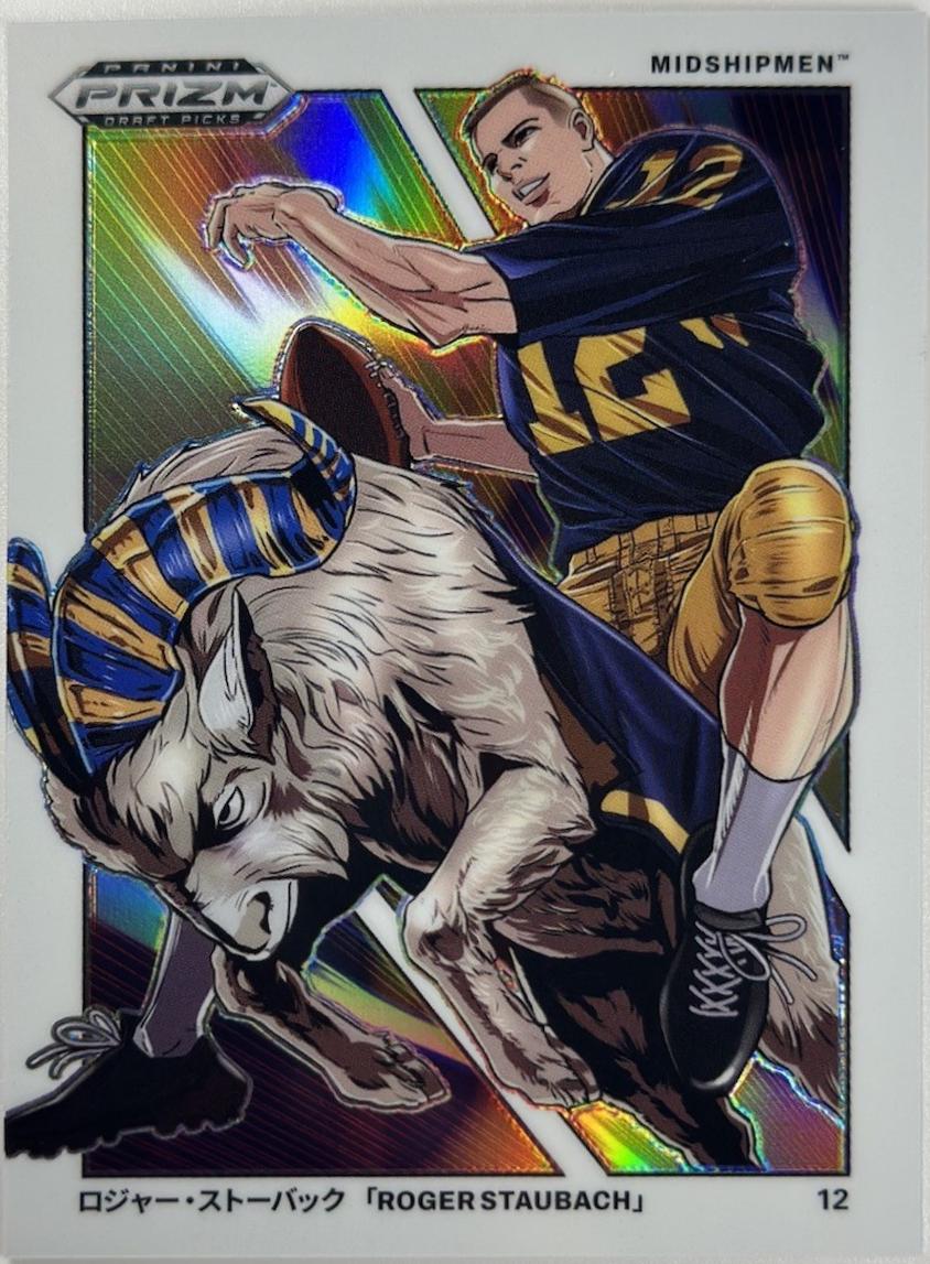 2025 Panini Prizm Draft Picks Manga Roger Staubach #13 card