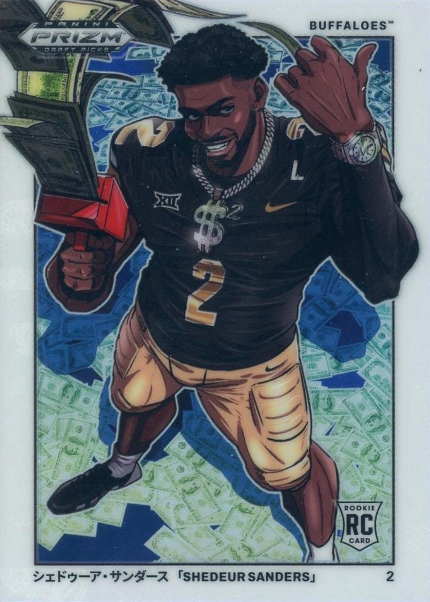 2025 Panini Prizm Draft Picks Manga Shedeur Sanders #9 card