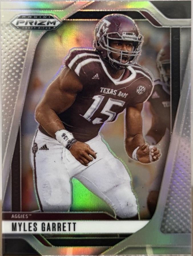 2025 Panini Prizm Draft Picks Myles Garrett [Silver] #197 card