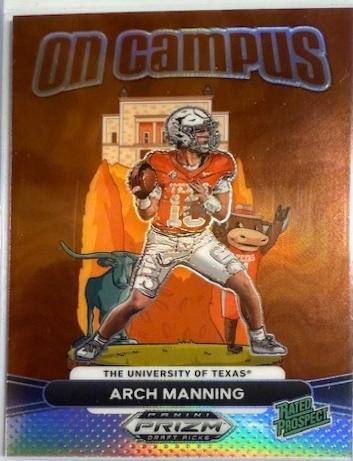 2025 Panini Prizm Draft Picks On Campus Arch Manning #3 card