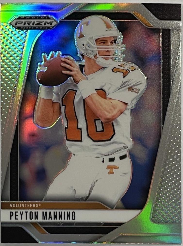 2025 Panini Prizm Draft Picks Peyton Manning [Silver] #195 card