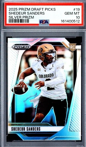 2025 Panini Prizm Draft Picks Shedeur Sanders [Silver] #19 card
