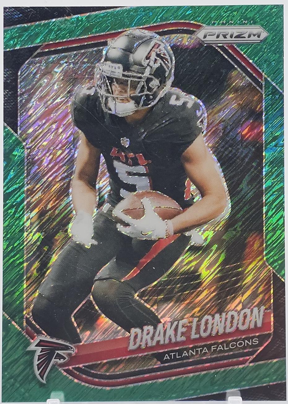 2025 Panini Prizm Drake London [Green Shimmer] #198 card