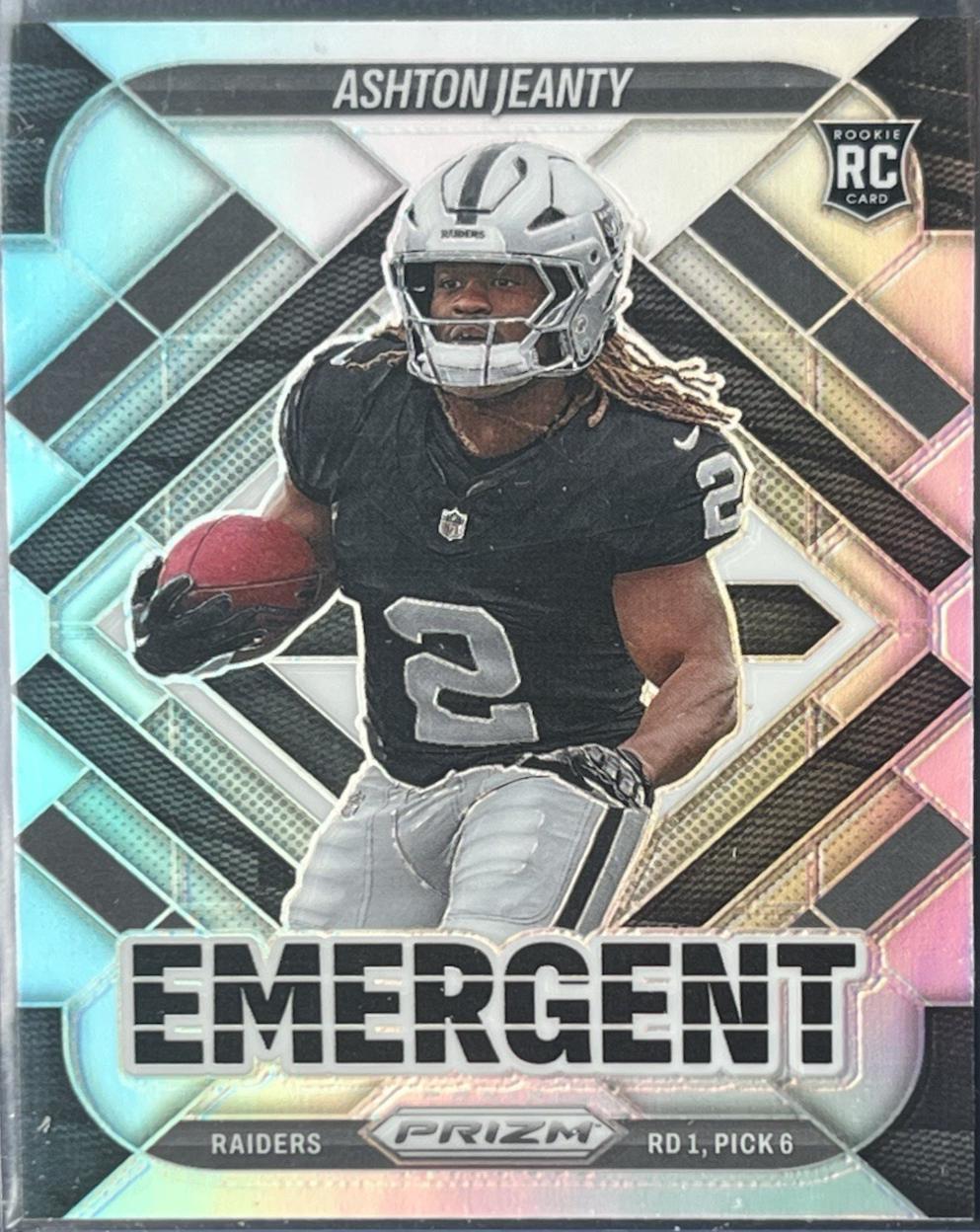 2025 Panini Prizm Emergent Ashton Jeanty [Silver] #10 card