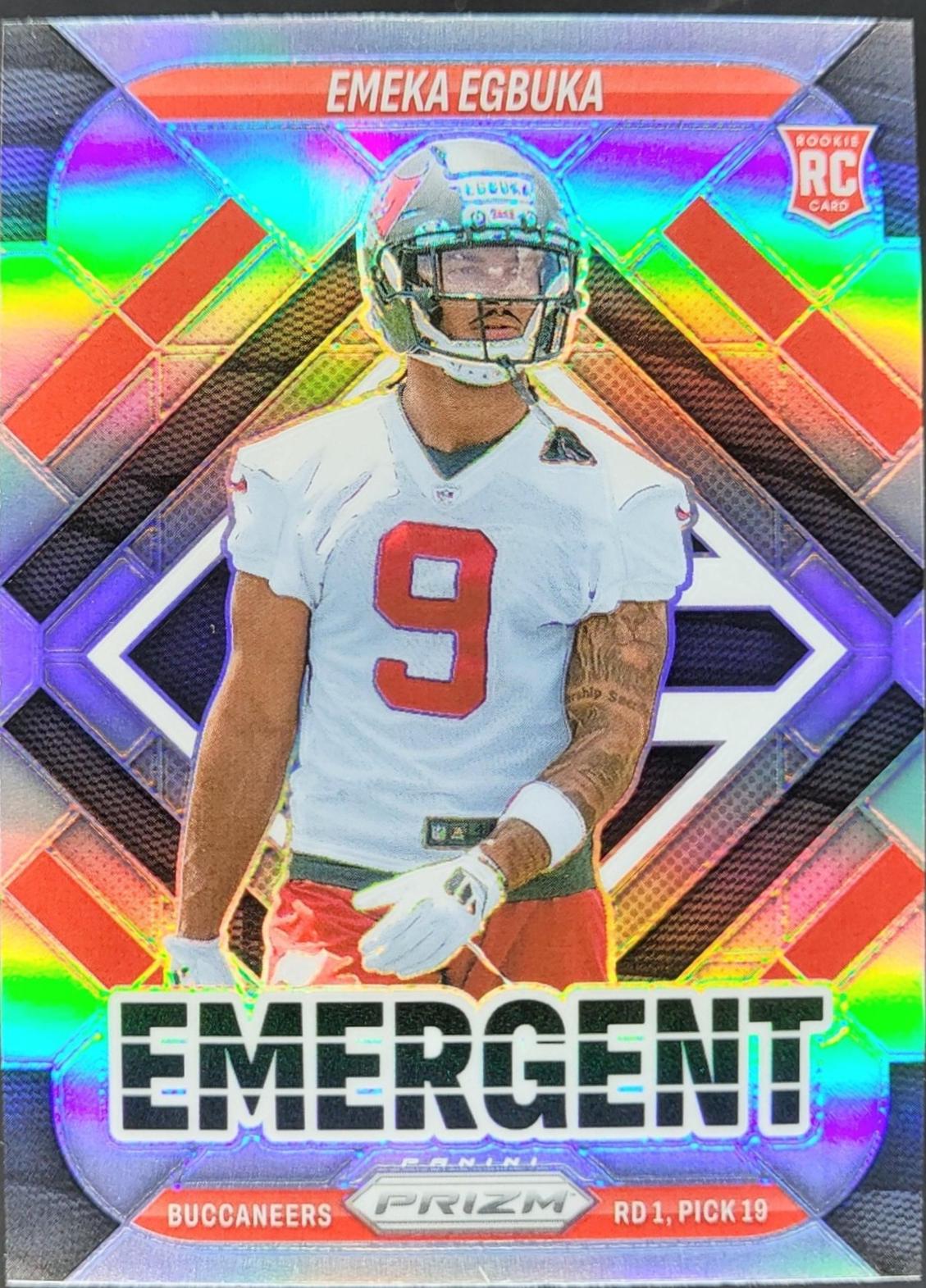 2025 Panini Prizm Emergent Emeka Egbuka [Silver] #3 card