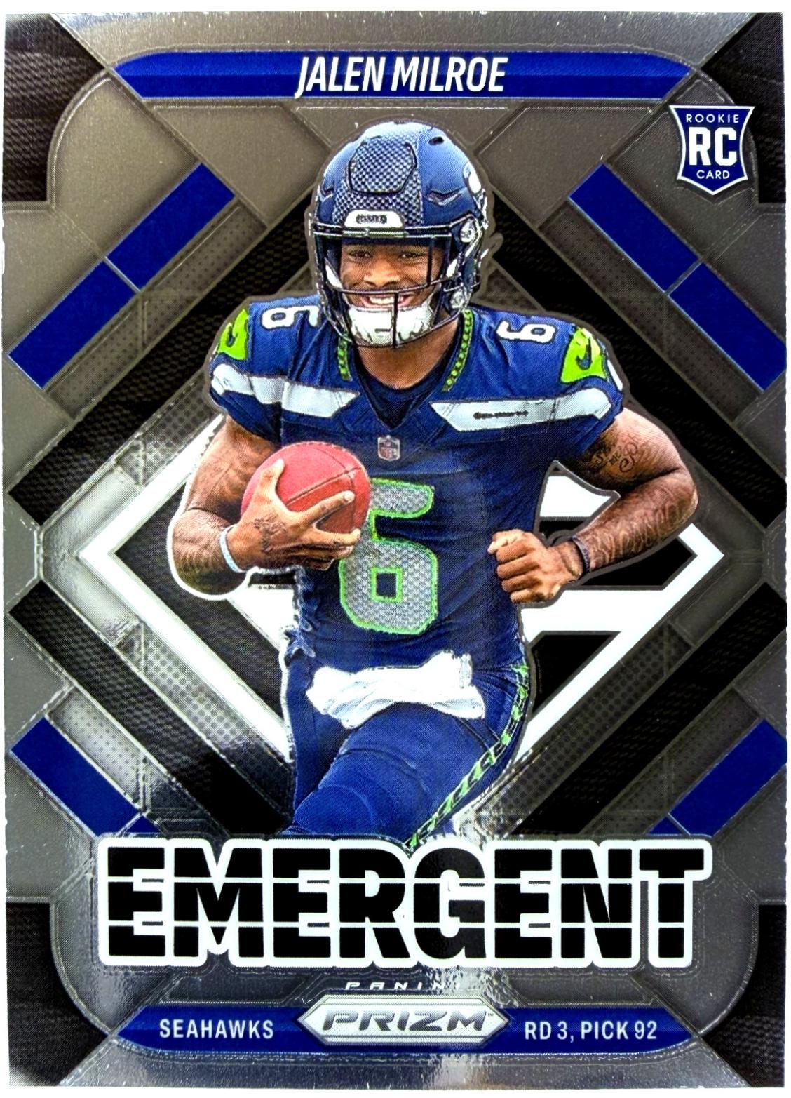 2025 Panini Prizm Emergent Jalen Milroe #4 card