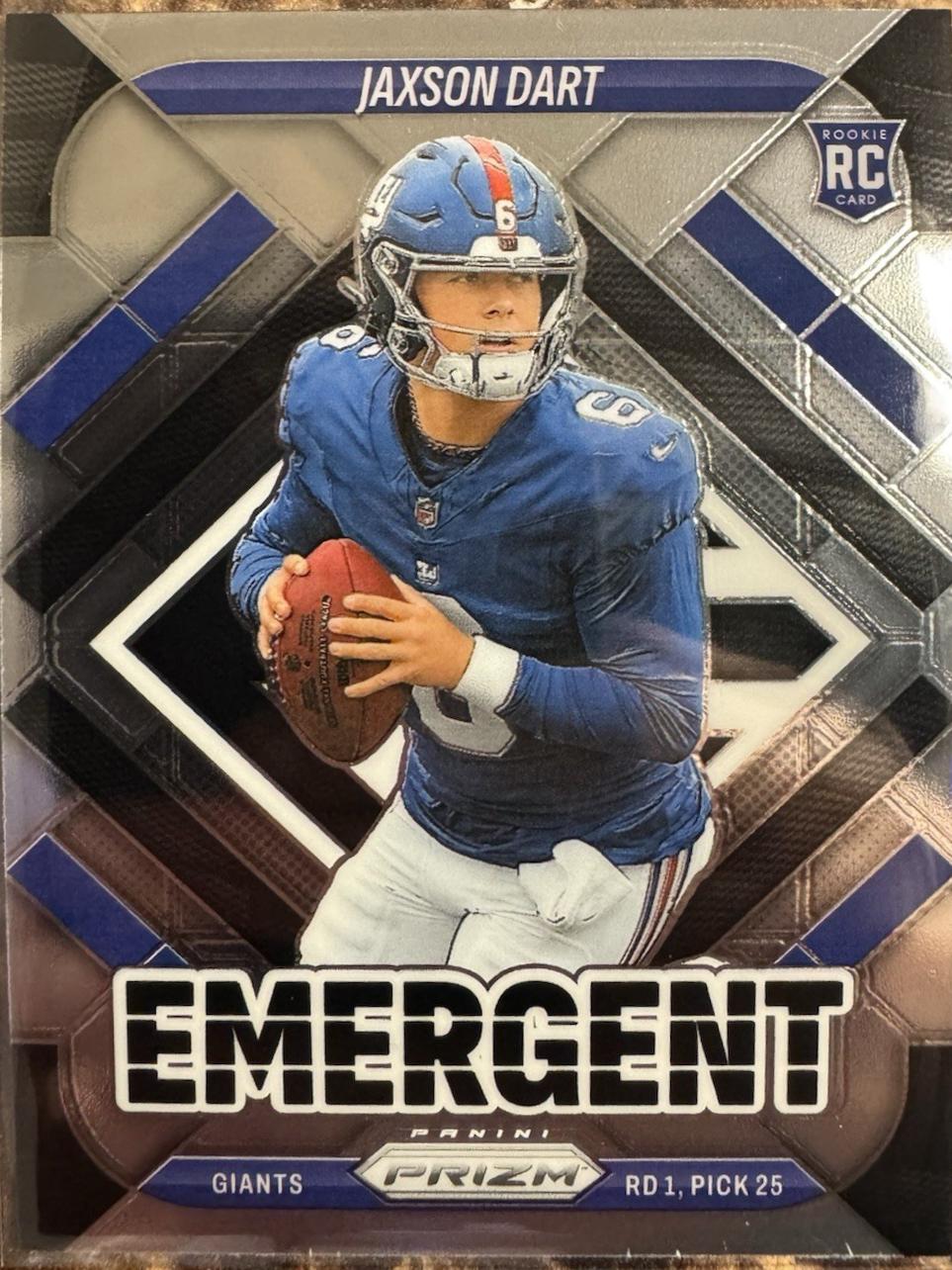 2025 Panini Prizm Emergent Jaxson Dart #6 card