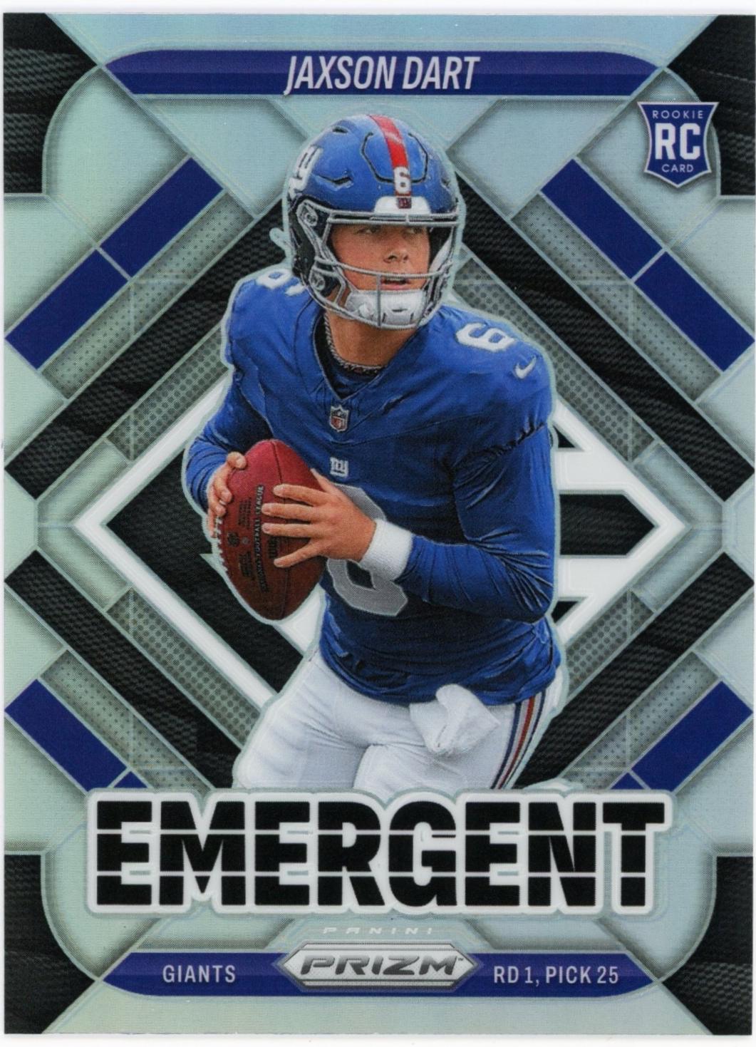 2025 Panini Prizm Emergent Jaxson Dart [Silver] #6 card
