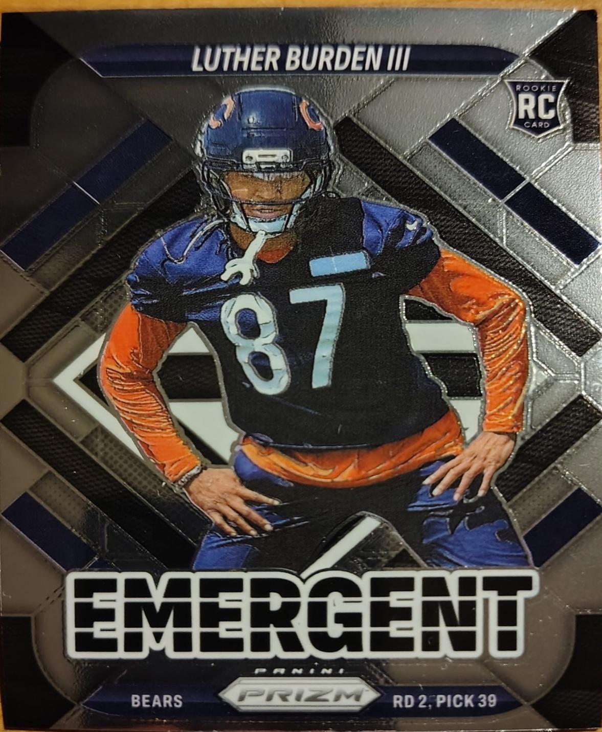 2025 Panini Prizm Emergent Luther Burden III #19 card