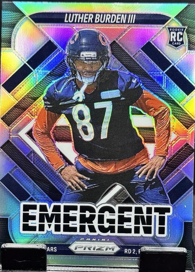 2025 Panini Prizm Emergent Luther Burden III [Silver] #19 card