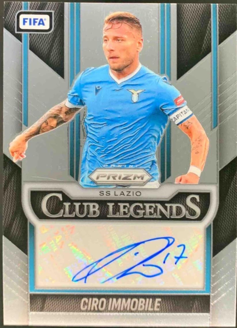 2025 Panini Prizm FIFA Club Legends Signature Ciro Immobile #8 card