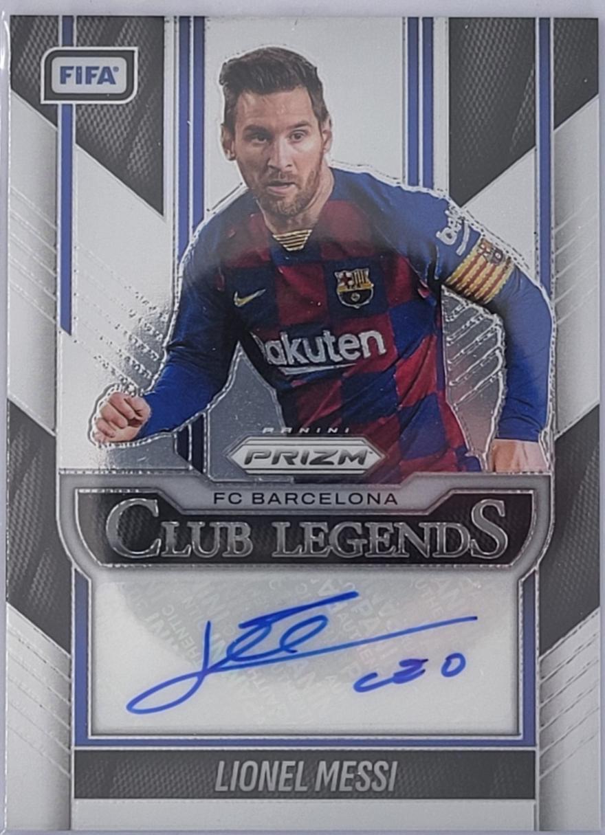 2025 Panini Prizm FIFA Club Legends Signature Lionel Messi #1 card