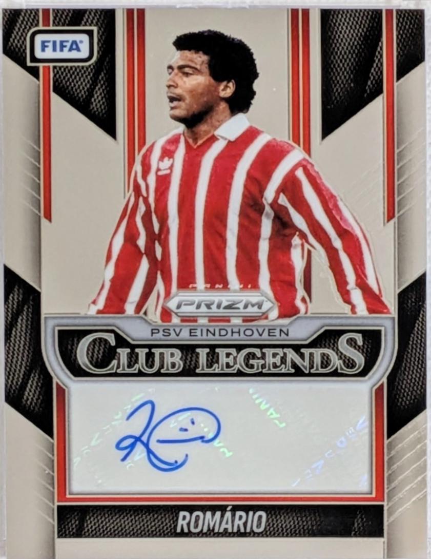 2025 Panini Prizm FIFA Club Legends Signature Romario #3 card