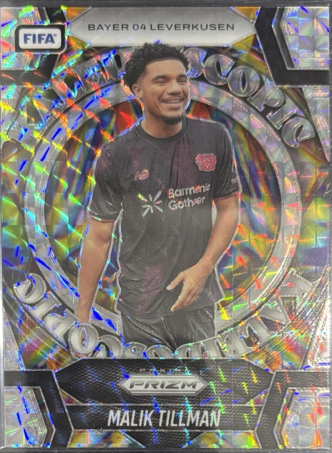 2025 Panini Prizm FIFA Kaleidoscopic Malik Tillman #7 card