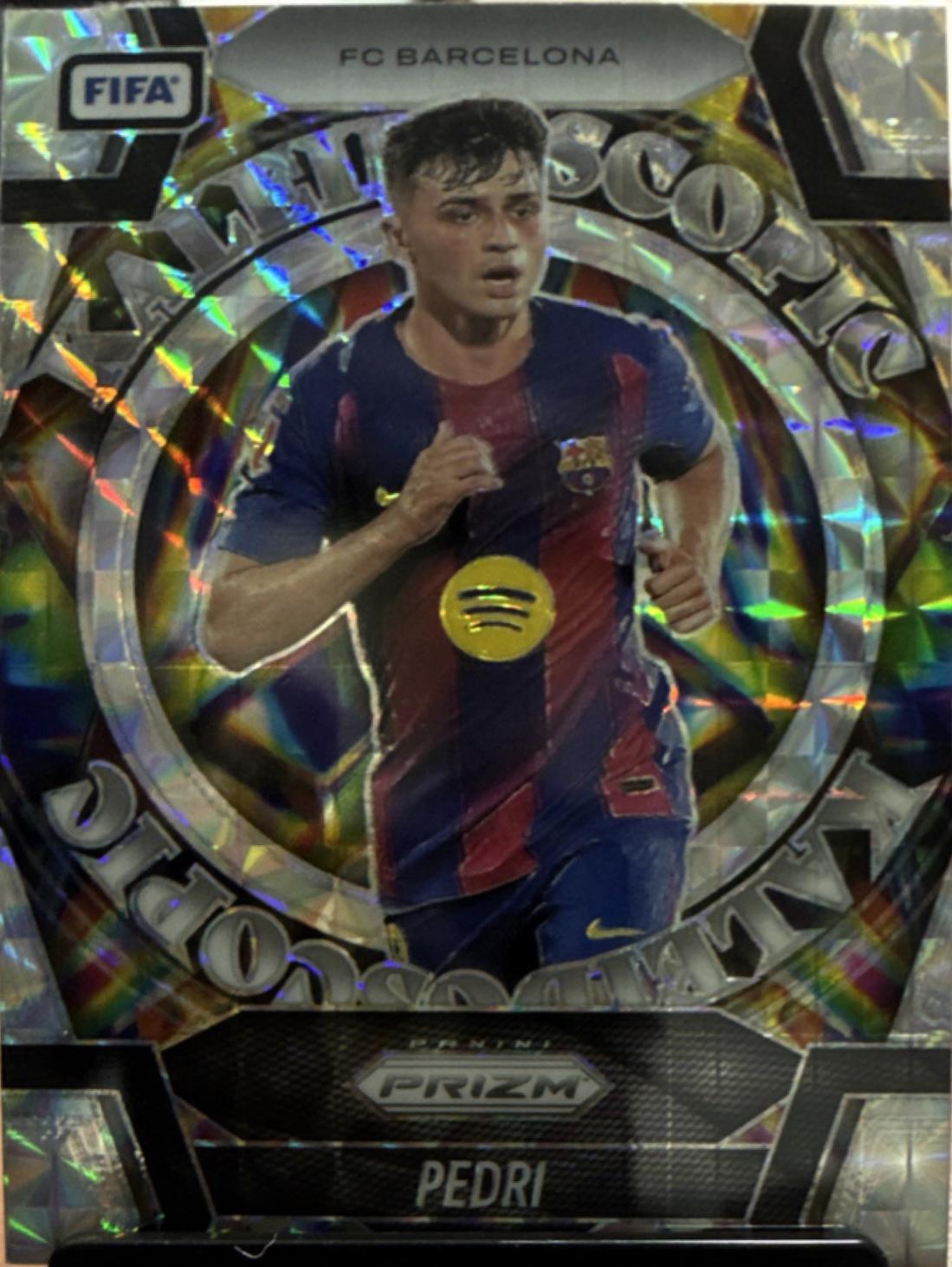2025 Panini Prizm FIFA Kaleidoscopic Pedri #13 card
