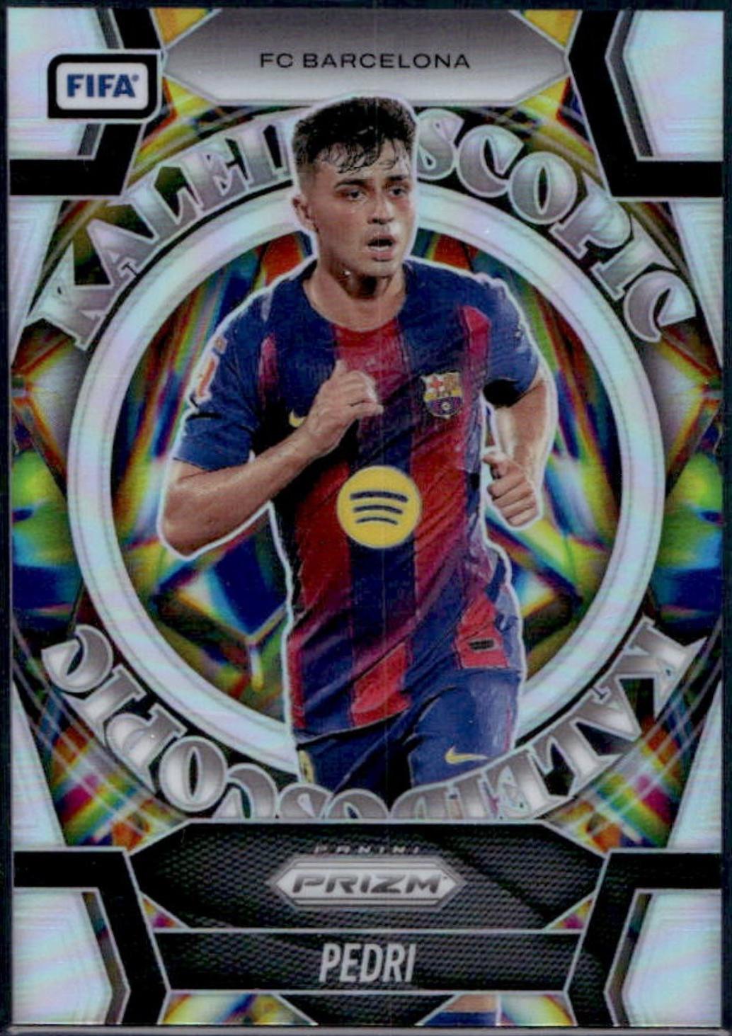 2025 Panini Prizm FIFA Kaleidoscopic Pedri [Silver] #13 card