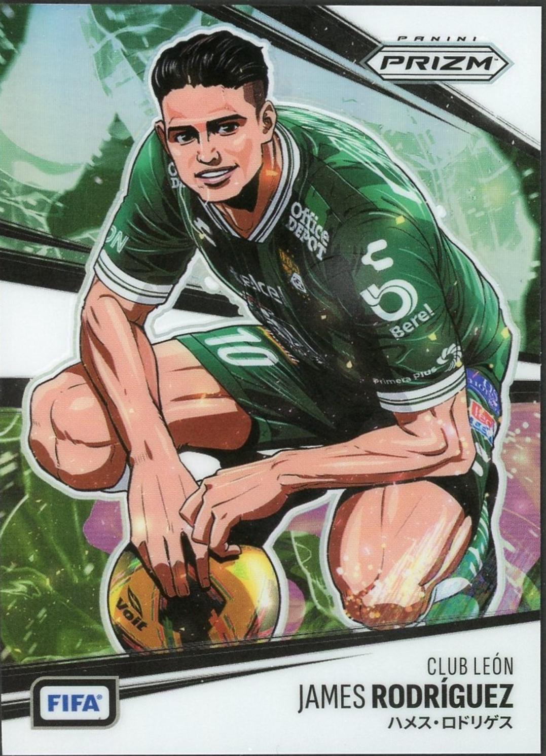2025 Panini Prizm FIFA Manga James Rodriguez #14 card