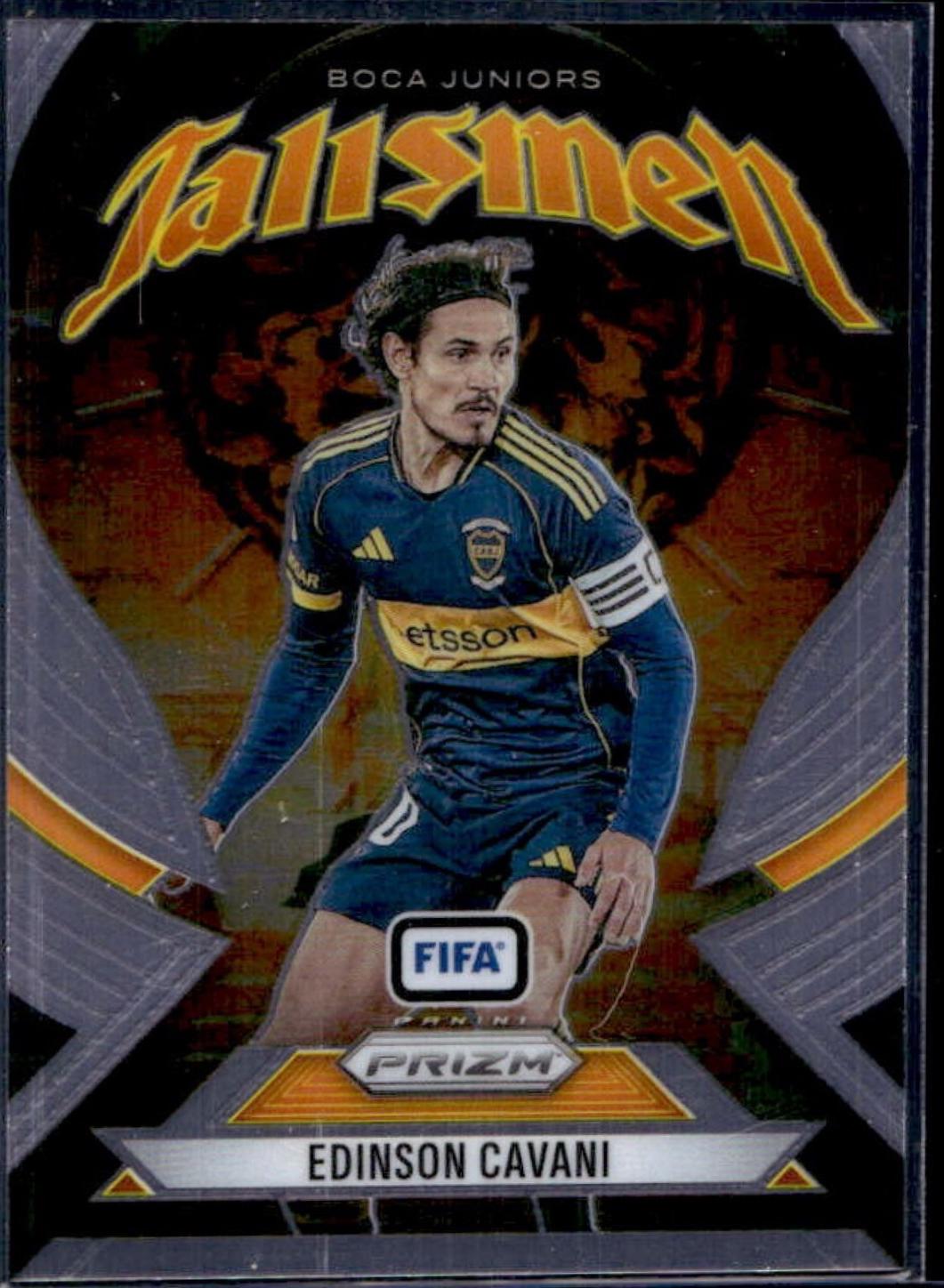 2025 Panini Prizm FIFA Talismen Edinson Cavani #14 card