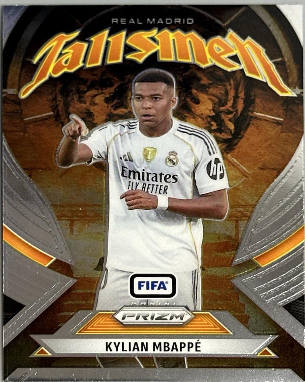 2025 Panini Prizm FIFA Talismen Kylian Mbappe #15 card