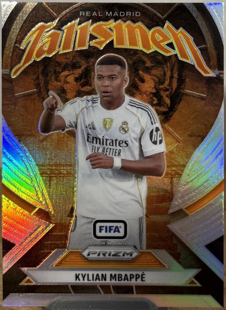 2025 Panini Prizm FIFA Talismen Kylian Mbappe [Silver] #15 card