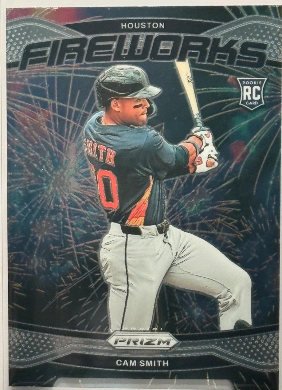 2025 Panini Prizm Fireworks Cam Smith #13 card