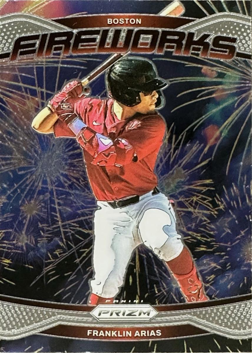 2025 Panini Prizm Fireworks Franklin Arias #18 card