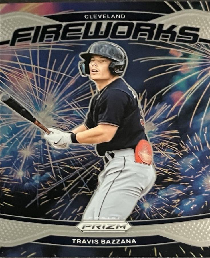 2025 Panini Prizm Fireworks Travis Bazzana #4 card