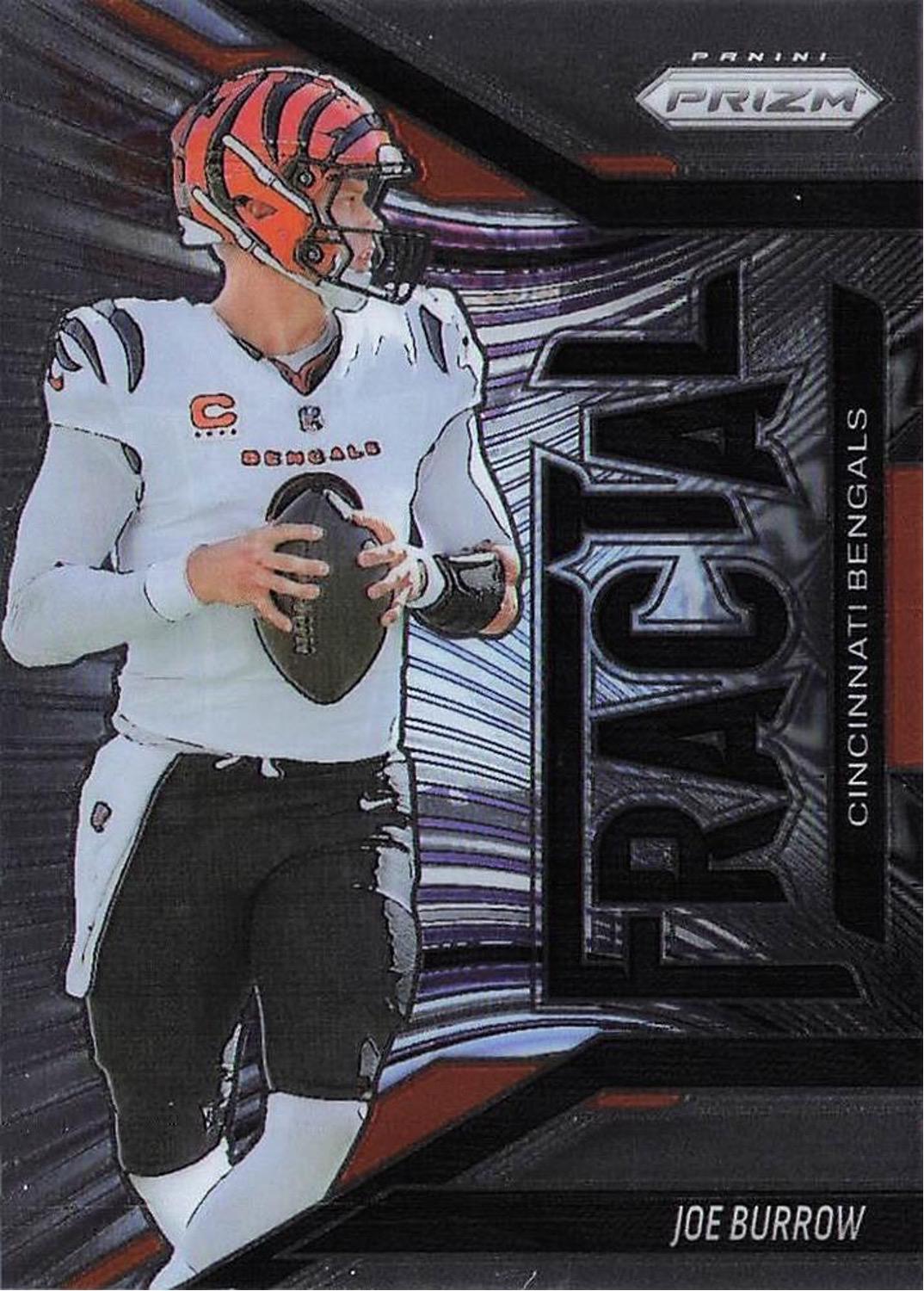 2025 Panini Prizm Fractal Joe Burrow #8 card