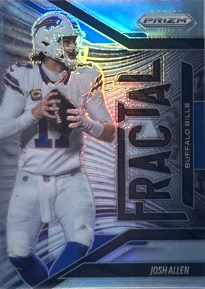 2025 Panini Prizm Fractal Josh Allen [Silver] #14 card